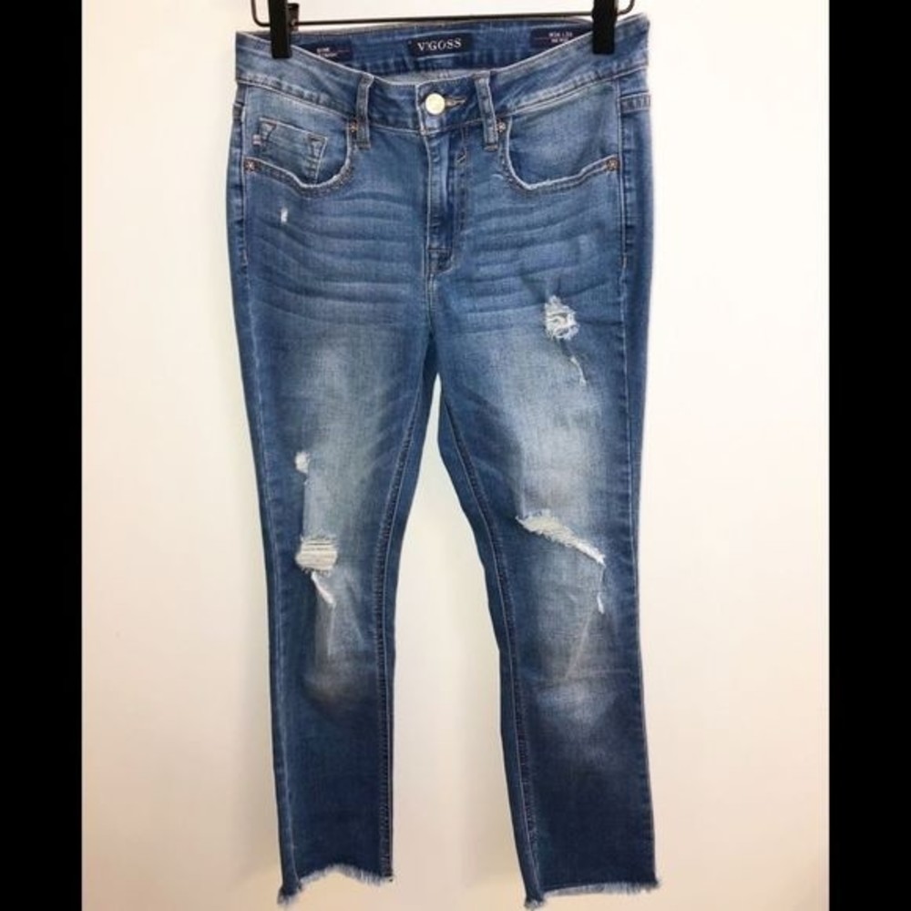 Womens Vigoss Skinny Distressed Jeans 2626